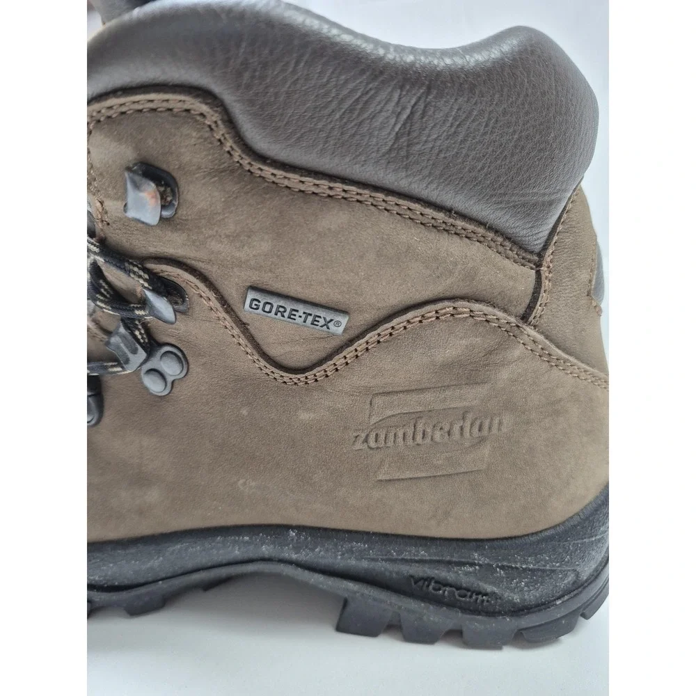 Zamberlan Boots Men's Size 10 Brown Nubuck Gore Tex Waterproof Vibram Winter